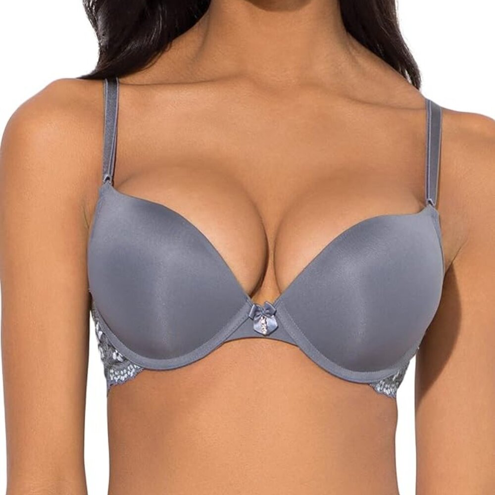 Smart & Sexy Women's Maximum Cleavage Underwire Push Up Bra 34A NWOT